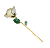 Best Selling 24K Gold Foil Roses Christmas Decoration Cross Border E-Commerce Exquisite Baked Lacquer Flowers