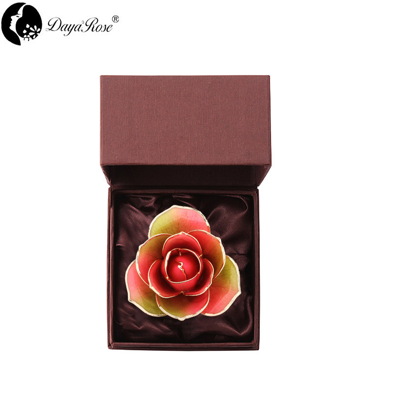 Daiya 24K Gold Dipped Rose Iridescent - Love Only (Natural Rose Material)