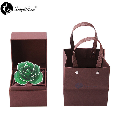 Daiya Silver Edge Rose Green - Love Only (Natural Rose Material)
