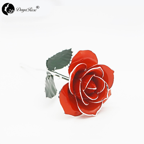 Deep Orange with Silver Rose(July)