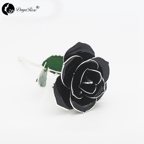 Black Rose with Silver