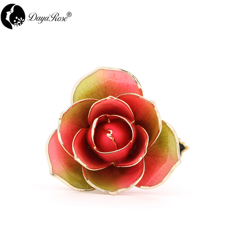 24K Gold Dipped Rose Rainbow Color Wholesale Holiday Gifts