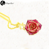 Love Around Colorful Gold Rose Necklace (fresh Rose)