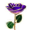 24K Gold Dipped Rose – Royal Violet Gold Ombre 5-Petal Rose