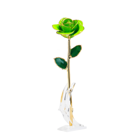 Source factory gold-plated roses valentine's day gift foreign trade company customized gold roses