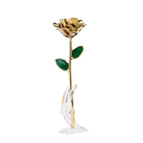 Factory direct sales gold dipped roses Valentine's Day proposal gift foreign trade companies customized gold roses