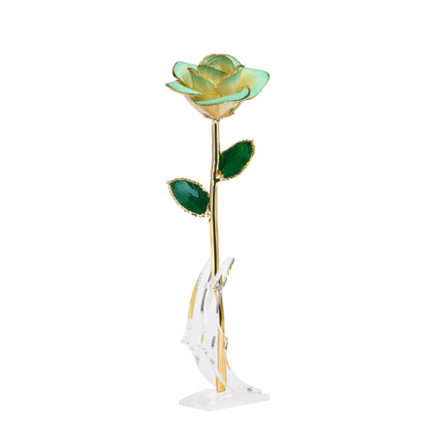 Gold Dipped Roses Wedding Decoration Supplies Cross-border E-commerce Preferred Gold Plated Roses In Stock Wholesale