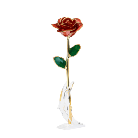 Factory direct gold roses wedding decoration supplies cross-border e-commerce preferred gold-plated roses spot wholesale