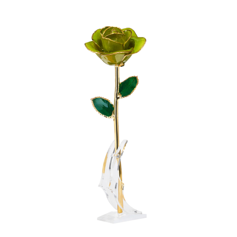 Source factory gold-plated roses mother's day gift foreign trade company customized gold roses