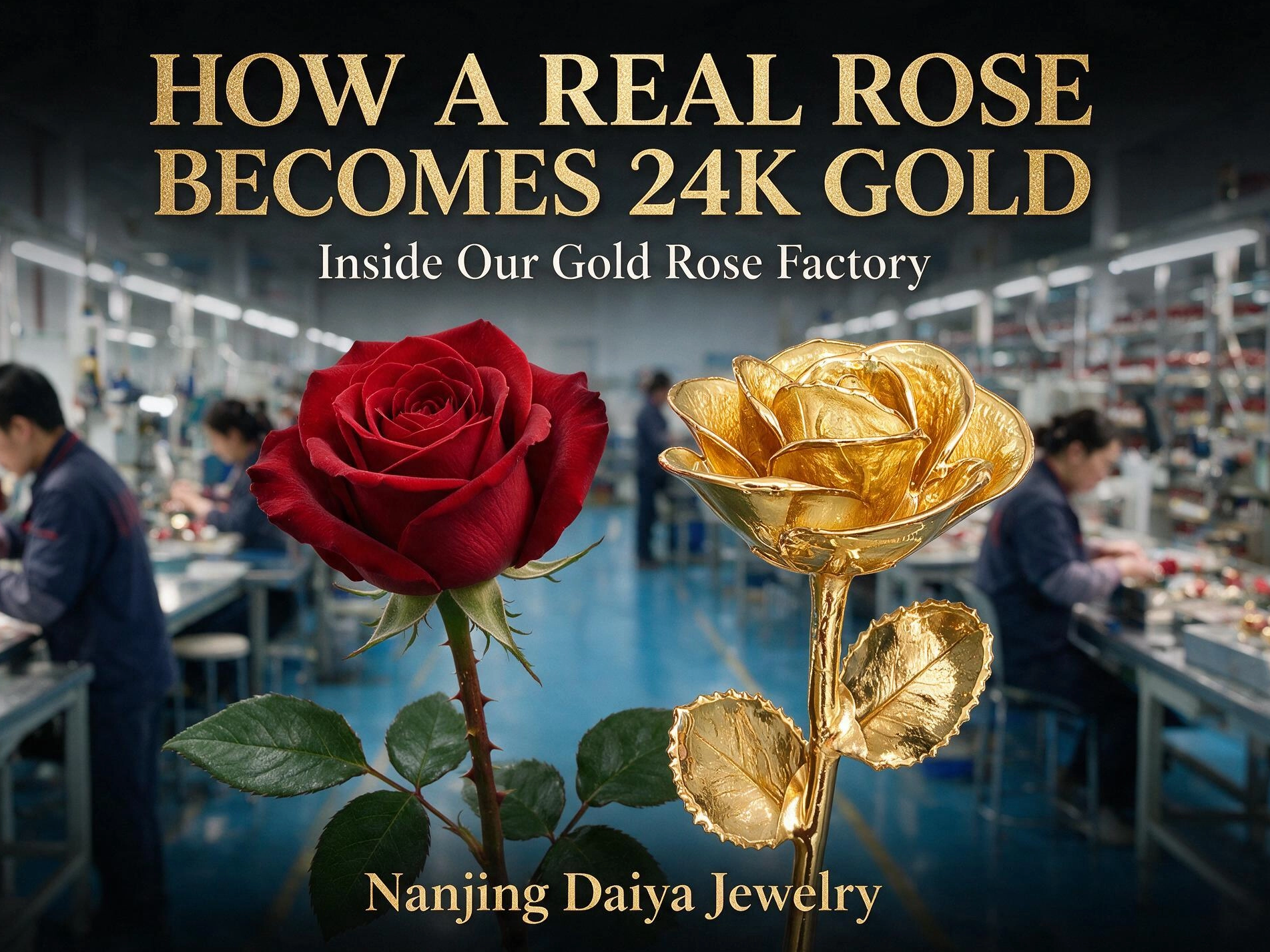 24K Gold Rose Wholesale Guide for Global Buyers | Bulk Orders & Factory Supply