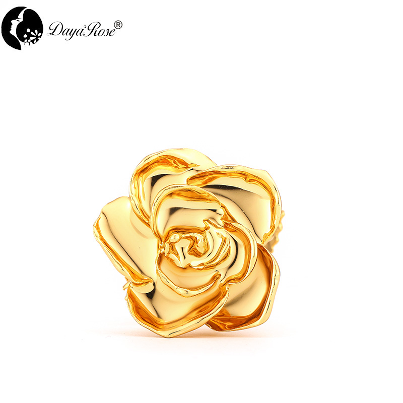 Full gold dipped rose factory direct supply of gold-colored roses Christmas gifts