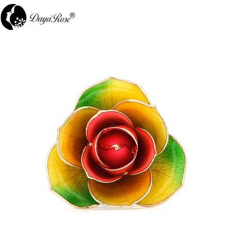 24K Dipped Gold Rose Three Color Customized Wholesale Holiday Gifts