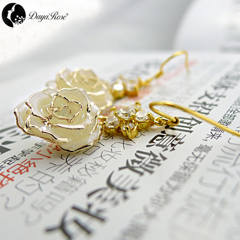 Petal Gold Rose Earring (fresh Rose)