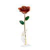 24K gold plated roses Christmas ornament cross border e-commerce preferred baked flowers