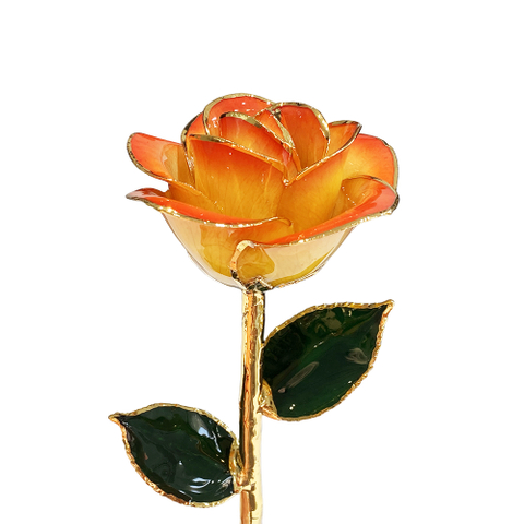 Source factory direct sale gold-plated roses mother's day creative gifts foreign trade companies customized gold roses