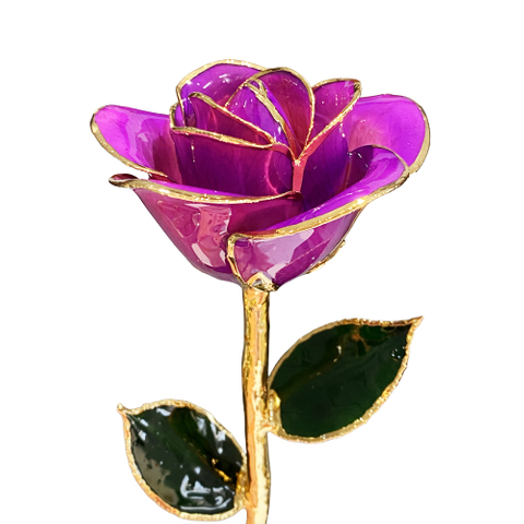 Source factory 24K gold-plated roses Christmas ornament cross-border e-commerce preferred baking paint flower