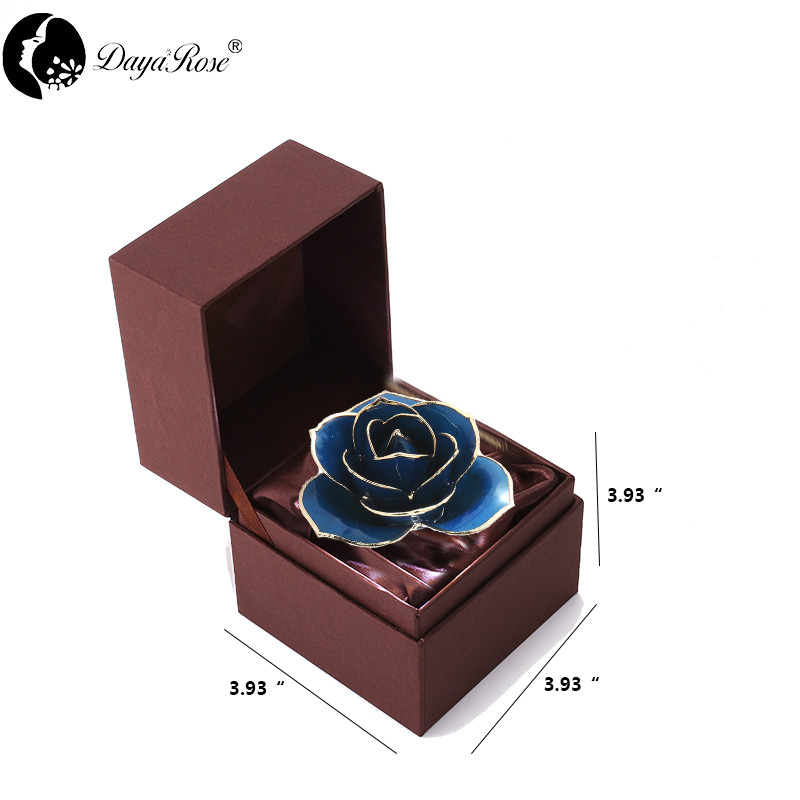 Daiya Gold Dipped Rose Blue - Love Only (natural rose colored material)