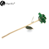 Daiya 24K Gold Dipped Rose Dark Green Wholesale Customised Holiday Gifts