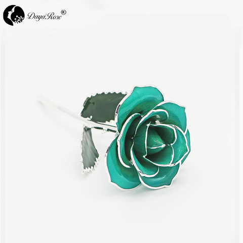 Sky Blue with Silver Roses(March)