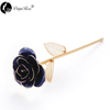 Daiya Blue Rose 24K Gold Dipped Rose Wholesale (Gold Leaf Series)