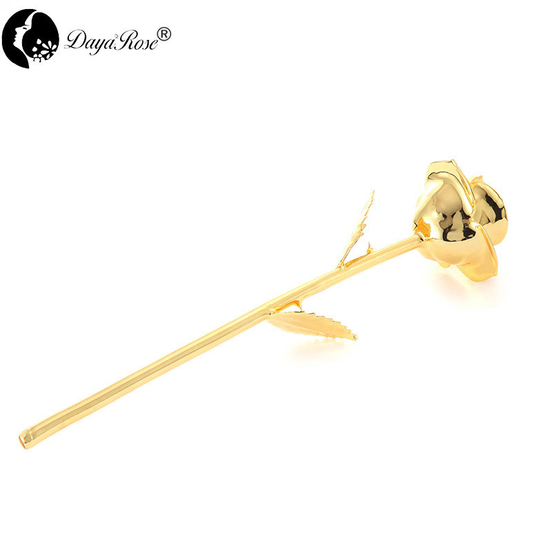 Wholesale Customised Full Plated Gold Dipped Roses (Three Petal Flowers)