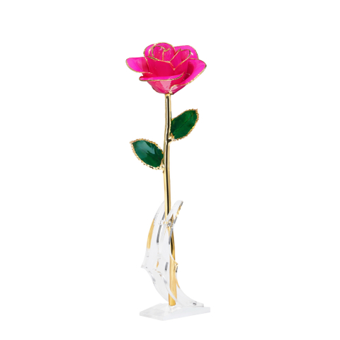 Gold rose wedding souvenirs cross-border e-commerce preferred gold-plated rose spot wholesale