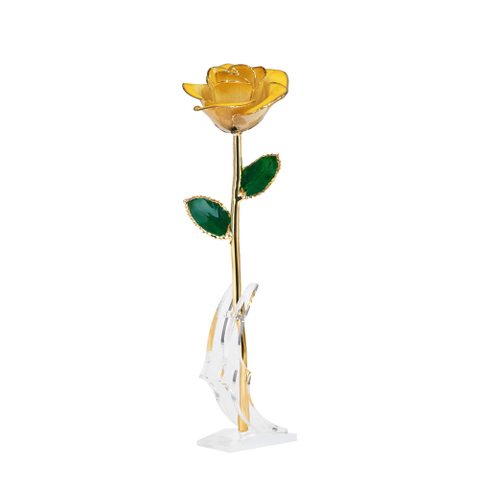 Source factory gold roses wedding souvenirs cross-border e-commerce preferred dip gold roses spot wholesale