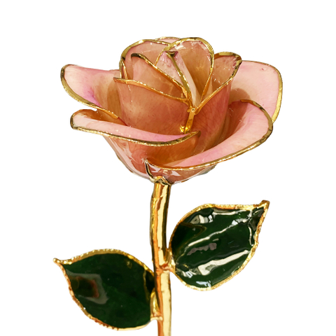 Source factory 24K gold-plated roses Christmas decoration cross-border e-commerce preferred baking paint flower