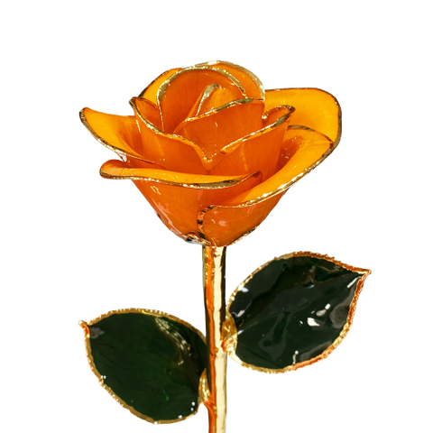 Gold-plated roses valentine's day gift foreign trade company customized gold roses spot wholesale