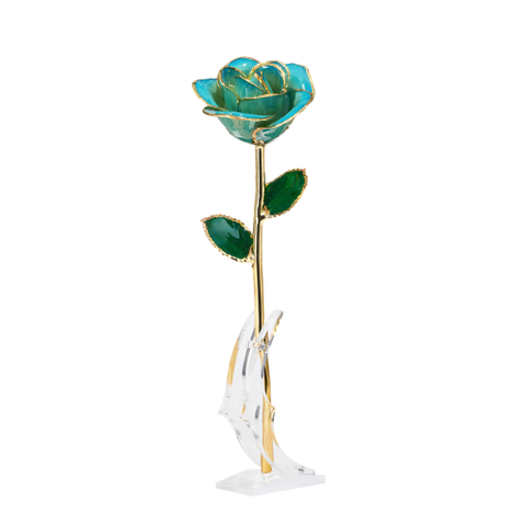 Source factory gold roses wedding decoration supplies cross-border e-commerce preferred gold-plated roses in stock wholesale
