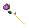 Factory direct sale gold roses wedding decoration supplies cross-border e-commerce preferred dip gold roses spot wholesale