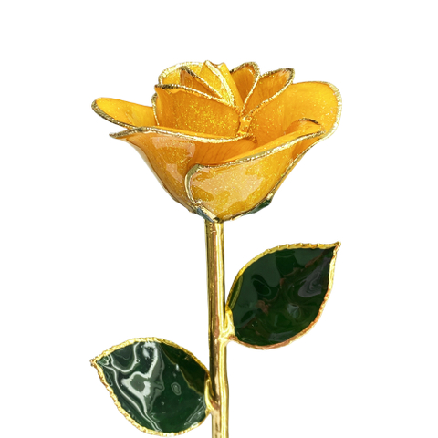 Gold-plated roses wedding souvenirs cross-border e-commerce preferred dipped gold roses in stock wholesale