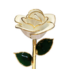 Best Selling 24K Gold Foil Roses Christmas Decoration Cross Border E-Commerce Exquisite Baked Lacquer Flowers