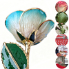 5-petal gold dipped rose manufacturing and inspection