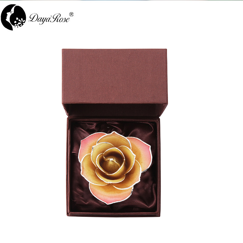 Daiya Silver Edge Rose Pink Edge - Love Only (Natural Rose Material)