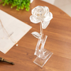 Wholesale Customised Silver Dipped Rose Classic Three Petal Flower