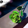 24K Gold Dipped Rose Dark Green Series Wholesale Holiday Gifts
