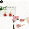 Love You Gold Rose Earrings (fresh Rose)