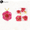 Jane Eyre Gold Rose Solid Color Jewelry (natural Flowers)