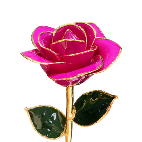 Source factory gold plated roses mother's day gift foreign trade company customized gold roses