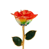 Wholesale customized gold roses for foreign trade companies in stock Gold-plated roses for Valentine's Day gift