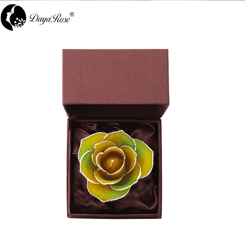 Daiya Silver Edge Rose Two Colors - Love Only (Natural Rose Material)