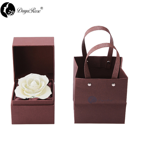 Daiya Dipped Gold Rose Snow White - Single Flower (Natural Rose Material)