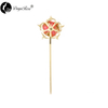Exquisite Gold Rose Hairpin (natural Flowers)
