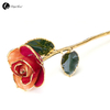24K gold-plated roses decorative flowers champagne color dip gold rose factory direct supply can be customized color