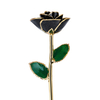 Sparkling Luxury 24K Gold Dipped Roses - Wholesale Customized - Black Star Glitter