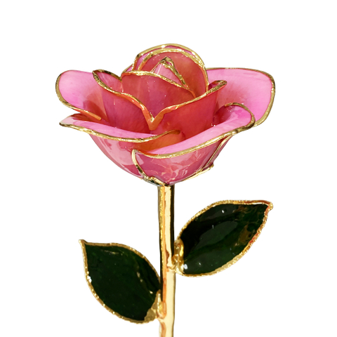 Source factory gold-plated roses mother's day gift foreign trade company customized gold roses