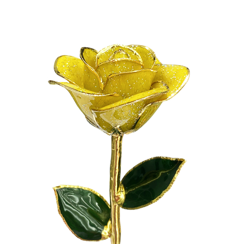 Source factory dipped gold roses valentine's day gift foreign trade company customized gold roses