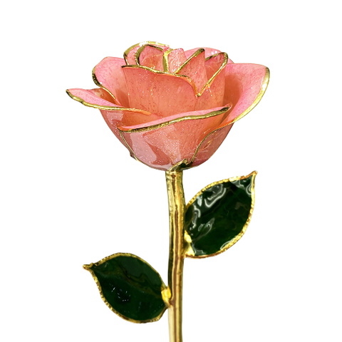 Source factory gold-plated roses valentine's day gift foreign trade company customized gold roses 