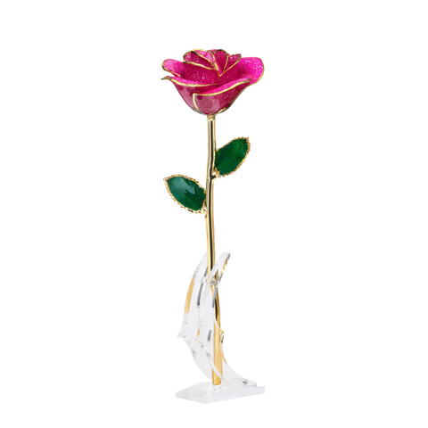 Gold roses wedding souvenirs cross-border e-commerce preferred gold-plated roses in stock wholesale